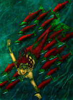 Illustration for article titled What do you draw when you're feeling blue?